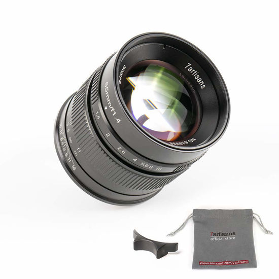 Picture of 7artisans 55mm F1.4 APS-C Manual Fixed Lens for M4/3 Mount Cameras Panasonic G1 G2 G3 G4 G5 G6 G7 GF1 GF2 GF3 GF5 GF6 GM1 Olympus EMP1 EPM2 E-PL1 E-PL2 E-PL3 E-PL5