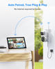 Picture of CAMCAMP Wireless Security Camera System with 10.1" Monitor, 4pcs 2K Dual Lens 2.4G&5G WiFi Pro Outdoor PTZ Camera, 2-Way Audio, Color Night Vision, Auto Tracking,24/7 Record,500GB HDD,10CH Expandable