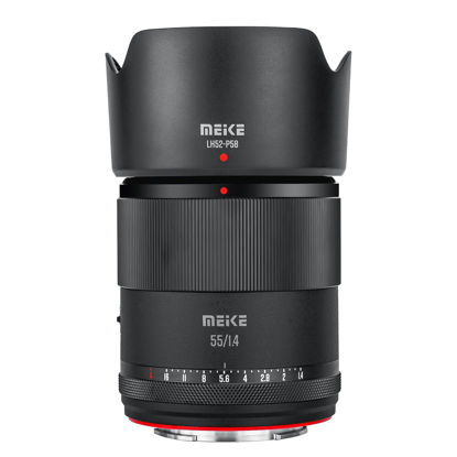 Picture of Meike 55mm F1.4 Auto Focus Large Aperture STM Stepping Motor APS-C Portrait Lens Compatible with Sony E Mount Cameras A6400 A5000 A5100 A6000 A6100 A6300 A6500 A6600 A6700 ZV-E10 ZV-E10 II