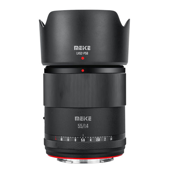 Picture of Meike 55mm F1.4 Auto Focus Large Aperture STM Stepping Motor APS-C Portrait Lens Compatible with Sony E Mount Cameras A6400 A5000 A5100 A6000 A6100 A6300 A6500 A6600 A6700 ZV-E10 ZV-E10 II
