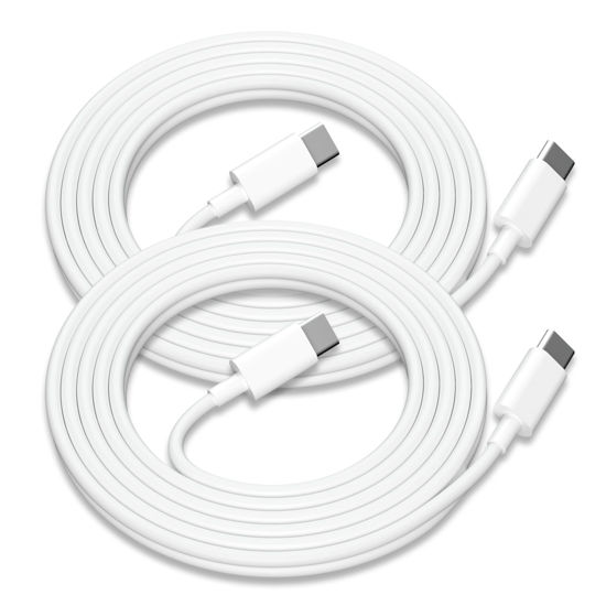 Picture of 2Pack for Apple USB C to USB C Charging Cable 6ft 60W,Long Type C to C Fast Charger Cord,for iPhone 15/16,15/16 Pro,15/16 Plus,15/16 Pro Max,for MacBook Pro/Air,for iPad Air 4/5,Mini 6/Pro12.9in/11in
