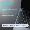 Picture of Hakimonoe Mini USB Bluetooth 5.4 Adapter for Laptop PC, Wireless Transmitter Dongle for Desktop Windows 11 10 8.1 7, Plug n Play Bluetooth Headphones Speaker Mouse Keyboard Printer Controller