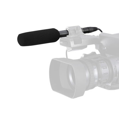 Picture of TAKSTAR XLR Shotgun Condenser Microphone with Super-Cardioid & Cardioid Mode, Professional Camera Video Microphone for Camera ENG EFP ESP Film Interview Outdoor Recording - SGC-578