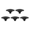 Picture of PATIKIL Camera Shutter Button, 5 Pack Soft Shutter Release Button Pure Copper Camera Button Convex Suitable for Nikon for Fujifilm for Leica DSLR/SLR Camera, Black