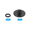 Picture of PATIKIL Camera Shutter Button, 5 Pack Soft Shutter Release Button Pure Copper Camera Button Convex Suitable for Nikon for Fujifilm for Leica DSLR/SLR Camera, Black
