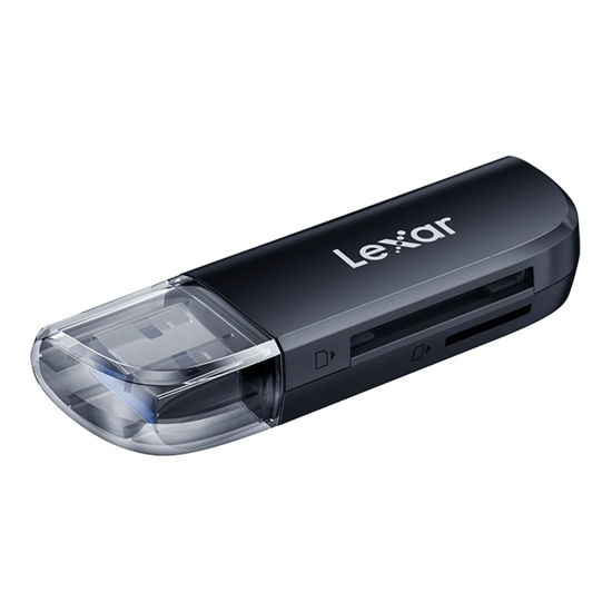 Picture of Lexar Dual Slot USB-A Reader, USB 3.2 Gen 1 Up to 104MB/s, USB-A for SD/MicroSD/SDHC/SDXC Camera Card Reader Adapter, OTG MicroSD Card Reader for PC/Laptop/Tablet
