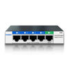 Picture of 5 Port Gigabit Switch, Easy Smart Managed Ethernet Switch, Network Hub, Ethernet Splitter, Plug & Play, Fanless Metal Design, VLAN, Qos&IGMP Snooping, Desktop or Wall Mount