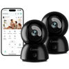Picture of Indoor Camera, 2K Pet Cameras for Home Security Dual Band WiFi(2.4/5G), Security Camera with Phone App, 24/7 SD Card Storage, 2-Way Audio, Dog and Baby Monitor with Motion Detection, Black