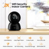 Picture of Indoor Camera, 2K Pet Cameras for Home Security Dual Band WiFi(2.4/5G), Security Camera with Phone App, 24/7 SD Card Storage, 2-Way Audio, Dog and Baby Monitor with Motion Detection, Black