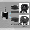 Picture of Aluminum Camera Tripod Mount Adapter with 360 Degree Rotation Mini Ball Head, 1/4"- 20 Screw Conversion Adapter Compatible with Go Pro Hero, DJI OSMO, Sony, Insta 360 and Other Action Cameras