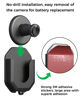 Picture of 2 Pack Blink Camera No Drill No Screws Wall Mount Bracket for Blink Outdoor 4 /Blink Mini/Mini 2 /Blink Indoor Cameras, HBV Adhesive Mount(KMOUANTS Black Wall Mount for Blink Cameras)
