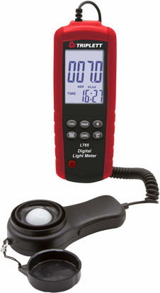 Picture of Triplett LT65 Digital Illuminance/Light Meter up to 400,000 Lux / 40,000 Fc with Certificate of Traceability to NIST