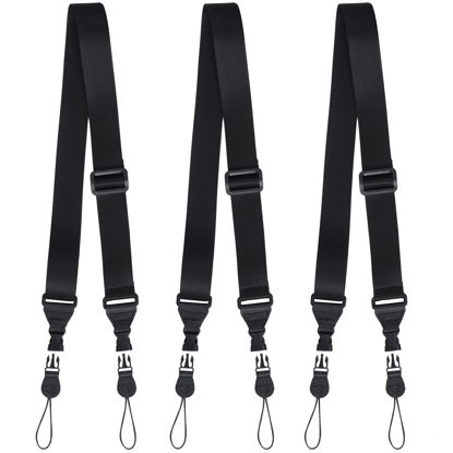 Picture of Hmxpls 3 Pcs Adjustable Shoulder Strap, Tablet Strap, iPad Case Strap, Quick Release Shoulder Strap for Camera Binocular Cross-body Laptop Luggage Bag