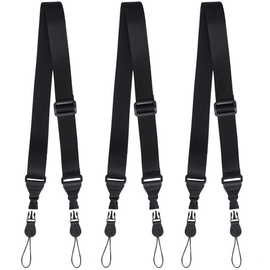 Picture of Hmxpls 3 Pcs Adjustable Shoulder Strap, Tablet Strap, iPad Case Strap, Quick Release Shoulder Strap for Camera Binocular Cross-body Laptop Luggage Bag