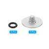 Picture of PATIKIL Camera Shutter Button, 5 Pack Soft Shutter Release Button Pure Copper Camera Button Convex Suitable for Nikon for Fujifilm for Leica DSLR/SLR Camera, Silver