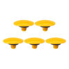 Picture of PATIKIL Camera Shutter Button, 5 Pack Soft Shutter Release Button Pure Copper Camera Button Convex Suitable for Nikon for Fujifilm for Leica DSLR/SLR Camera, Orange