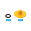 Picture of PATIKIL Camera Shutter Button, 5 Pack Soft Shutter Release Button Pure Copper Camera Button Convex Suitable for Nikon for Fujifilm for Leica DSLR/SLR Camera, Orange