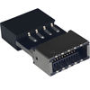 Picture of Bejavr USB 2.0 to USB 3.2 Gen 1 Header Adapter Front Panel Connector Motherboard USB 9Pin to Type-E/USB C