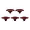 Picture of PATIKIL Camera Shutter Button, 5 Pack Soft Shutter Release Button Pure Copper Camera Button Convex Suitable for Nikon for Fujifilm for Leica DSLR/SLR Camera, Dark Red