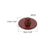 Picture of PATIKIL Camera Shutter Button, 5 Pack Soft Shutter Release Button Pure Copper Camera Button Convex Suitable for Nikon for Fujifilm for Leica DSLR/SLR Camera, Dark Red