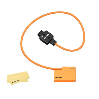 Picture of ZGCINE DT-LPE17 D-Tap to LP-E17 Dummy Battery Cable for Canon EOS RP R50 R10 M3 M5 M10 M50 M100 M6 Mark II Rebel T6i T6s T7i SL2-Length:60cm