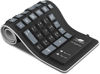 Picture of sungwoo Foldable Silicone Keyboard USB Wired Waterproof Rollup Keyboard for PC Notebook Laptop (Black+Grey)