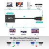 Picture of MT-VIKI HDMI to VGA Adapter, Gold-Plated HDMI Converter Male to Female, Compatible for Computer, Desktop, Laptop, Monitor, Projector, HDTV, Chromebook, Raspberry Pi, Roku, Xbox (5 Pack)