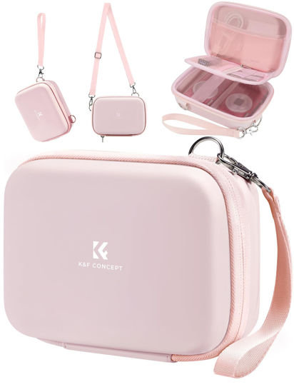 Picture of K&F Concept Digital Camera Case, Protective Camera Bag, Lightweight Camera Sling Bag Compatible with Kodak Pixpro/Canon PowerShot/Canon Ivy Mini/Canon Ivy 2 Mini for Travel