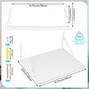 Picture of 2 Pcs Projector Wall Mount Shelf, Projector Floating Shelf, Projector Rack Holder for Wall, Modem Shelf/Router Shelf/Cable Box/Router Wall Mount/Router Storage, Router Shelf Modem Cable Box Shelf