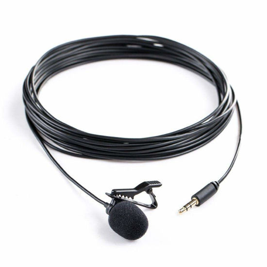 Picture of Saramonic 1/8" Stereo Lavalier Microphone for DSLR, Mirrorless, Video, Smartphones, Tablets (SR-XLM2)