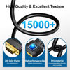 Picture of Kirzi VGA (Sources) to HDMI(Display) Cable 3ft with Audio, VGA to HDMI Adapter Cable Compatible Well Witch Computer/Projector/Laptop to Monitor/TV, VGA Male to HDMI Male Converter Cord for Desktop