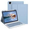 Picture of Divufus Keyboard Case for iPad Pro 13 Inch (M4) 2024 [Magnetic Detachable Wireless Keyboard][Support 3 System] Flip Stand Case with Pencil Holder for iPad 13” Pro 2024 (M4), Blue