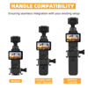 Picture of BRDRC Pocket 3 Extension Adapter, Dual Cold Shoe Mount Camera Extender Frame for DJI Osmo Pocket 3 Creator Combo Handle Accessories for Microphone, Led Video Light, Tripod, Bicycle, Backpack Clip