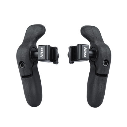 Picture of Nitze Side Handle Kit with NATO Clamp, Left and Right NATO Side Handles for Smartphone Cage, iPad Cage, Monitor Cage and Camera Cage - PA32C