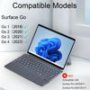 Picture of QUARK Type Cover Fit Microsoft Surface Go 4 (2023) / Go 3 (2021) / Go 2 (2020) / Go (2018), Ultra-Slim Wireless Bluetooth Keyboard with Multi-Touch Trackpad (Grey, No Backlight)