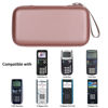 Picture of co2CREA Hard Case compatible with Texas Instruments TI-84 Plus CE/TI-84 Plus/TI-Nspire CX II CAS/TI-Nspire CX II/TI-83 Plus/TI-89 Titanium/TI-86 Color Graphing Calculator, Rose Gold
