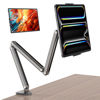 Picture of Tablet Stand for Desk, Aluminum Alloy Foldable Tablet Arm Mount Holder Compatible with iPad 10/9th, iPad Pro Air 13/11inch (2024), iPad Mini, Samsung Galaxy Tab & More 7-15.6'' Tablet Portable Monitor