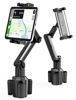 Picture of TOPGO Cup Holder Tablet Mount, Tablet Holder for Car - Secure 360-Degree Adjustable Phone Holder for Truck, Fits for 5.9"-11.4" iPad & Phone, Car Accessories