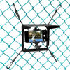 Picture of Phone Fence Mount with Shade, Fence Phone Holder for iPhone, Mevo Start, GoPro and Other Action Cameras, Perfect for Recording Baseball, Hockey, Football, Softball, Tennis, Other Net/Chain Link Games