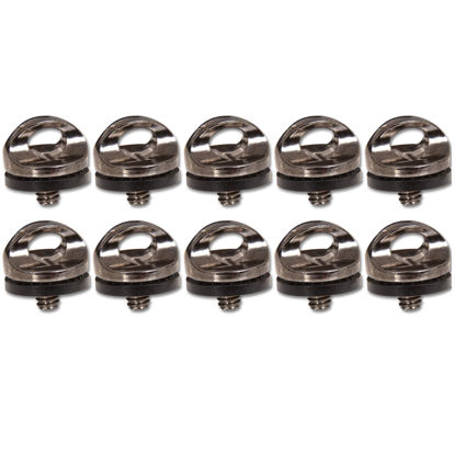 Picture of Danger Buddies Camera Tripod Adapter Ring - Quick Install/Release 1/4"-20 Neck and Wrist Strap Mount for Camera Slings and Securing Camera Lanyards - (10-Pack)