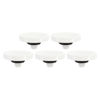 Picture of PATIKIL Camera Shutter Button, 5 Pack Soft Shutter Release Button Pure Copper Camera Button Concave Suitable for Nikon for Fujifilm for Leica DSLR/SLR Camera, White