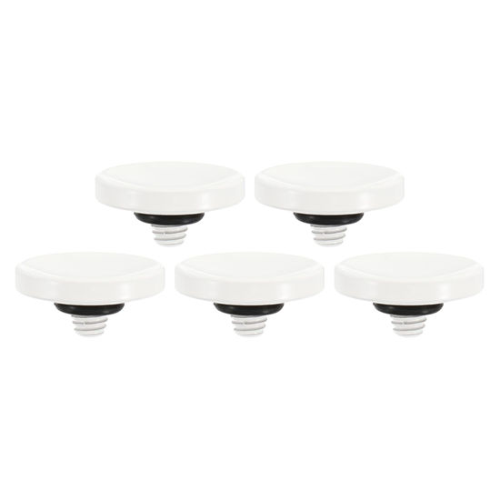 Picture of PATIKIL Camera Shutter Button, 5 Pack Soft Shutter Release Button Pure Copper Camera Button Concave Suitable for Nikon for Fujifilm for Leica DSLR/SLR Camera, White