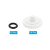 Picture of PATIKIL Camera Shutter Button, 5 Pack Soft Shutter Release Button Pure Copper Camera Button Concave Suitable for Nikon for Fujifilm for Leica DSLR/SLR Camera, White