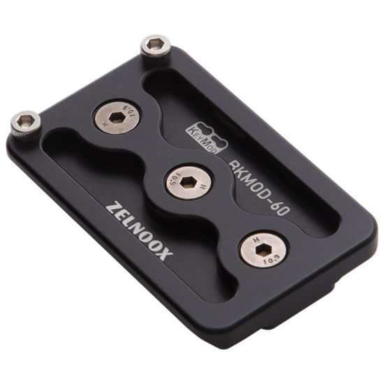 Picture of Keymod Arca Swiss Plate, Keymod to Arca(ARCA-Swiss)/RRS(Really Right Stuff) Rail Mount, Keymod Convert to ARCA/RRS Quick Release Rail,Keymod Hunting Tripod Mount Adapter