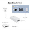 Picture of 10Gbps PoE++ Injector 60W IEEE802.3bt/at/af Compliant, Supplies PoE(15.4W) or PoE+(30W) or PoE++(60W) Power Over Ethernet Distances Up To 328ft, PoE Injector Adapter for Camera/Access Point, EN60GB-10