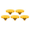Picture of PATIKIL Camera Shutter Button, 5 Pack Soft Shutter Release Button Pure Copper Camera Button Concave Suitable for Nikon for Fujifilm for Leica DSLR/SLR Camera, Yellow