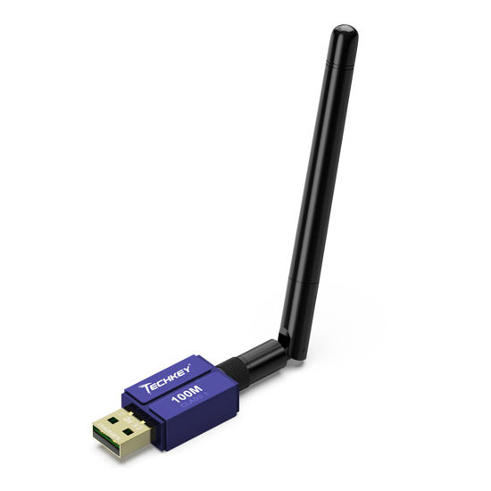 GetUSCart- Long Range Bluetooth Adapter for Desktop PC,Techkey 5.3+EDR ...