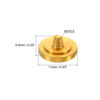 Picture of PATIKIL Camera Shutter Button, 5 Pack Soft Shutter Release Button Pure Copper Camera Button Concave Suitable for Nikon for Fujifilm for Leica DSLR/SLR Camera, Golden