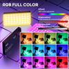 Picture of ULANZI PL-01 RGB Video Light, Portable RGB Camera Light with 4000mAh Battery, 360° Color 20 Light Effects, CRI≥95 2500-9000K LED Panel DSLR Photography Lighting for YouTube, Video Conference, Vlogging