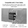 Picture of SmallRig Camera Cable Clamp (4 pcs) for HDMI/SDI/Microphone Cable, DSLR Camera Cable Lock Mount Support 2-7mm Cable - 3685